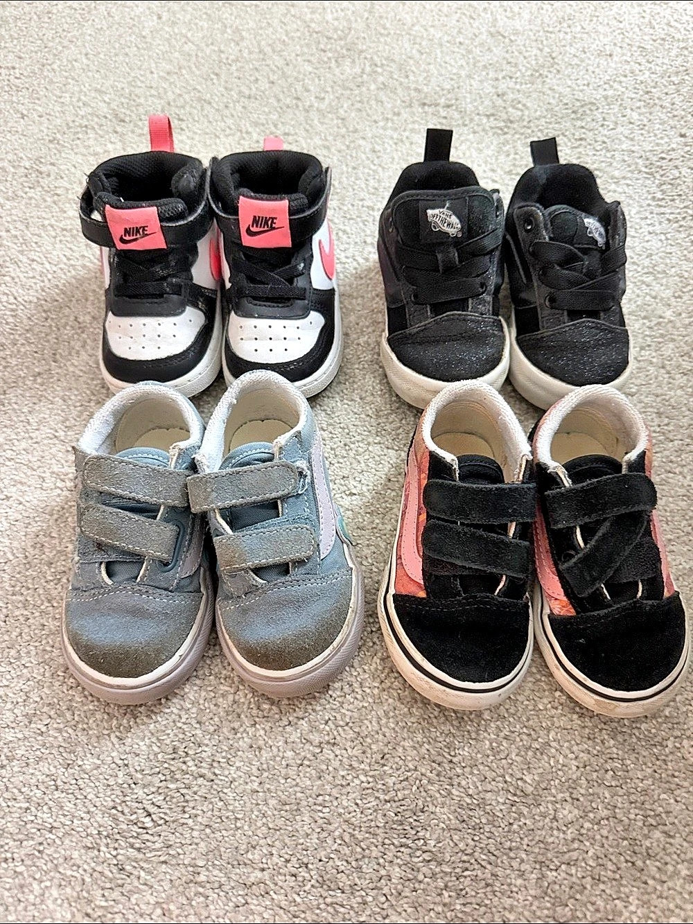 Nike/Vans size 5 toddler Bundler